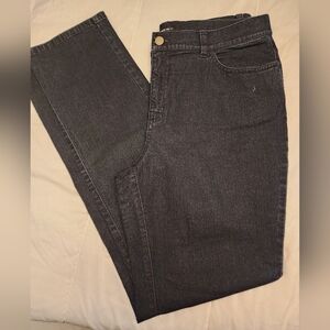 Lafayette 148 New York Straight Leg Dark Jeans Size 10
